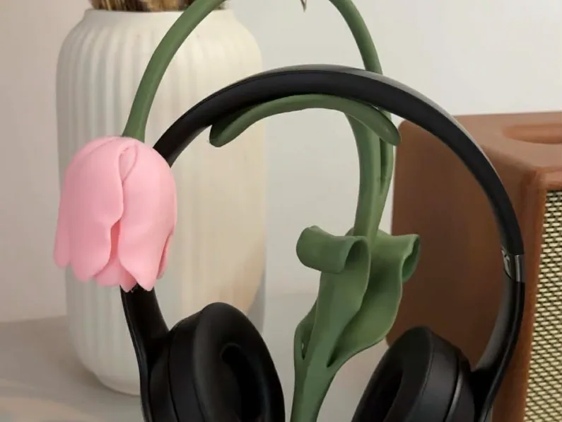 Suporte para headset tulipa