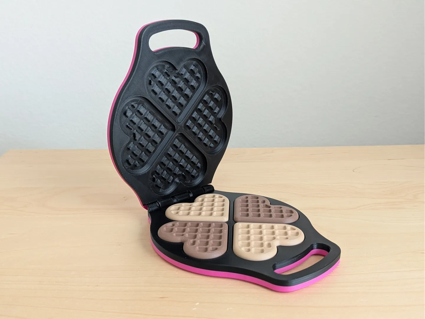 Ferro de Waffle de Coração