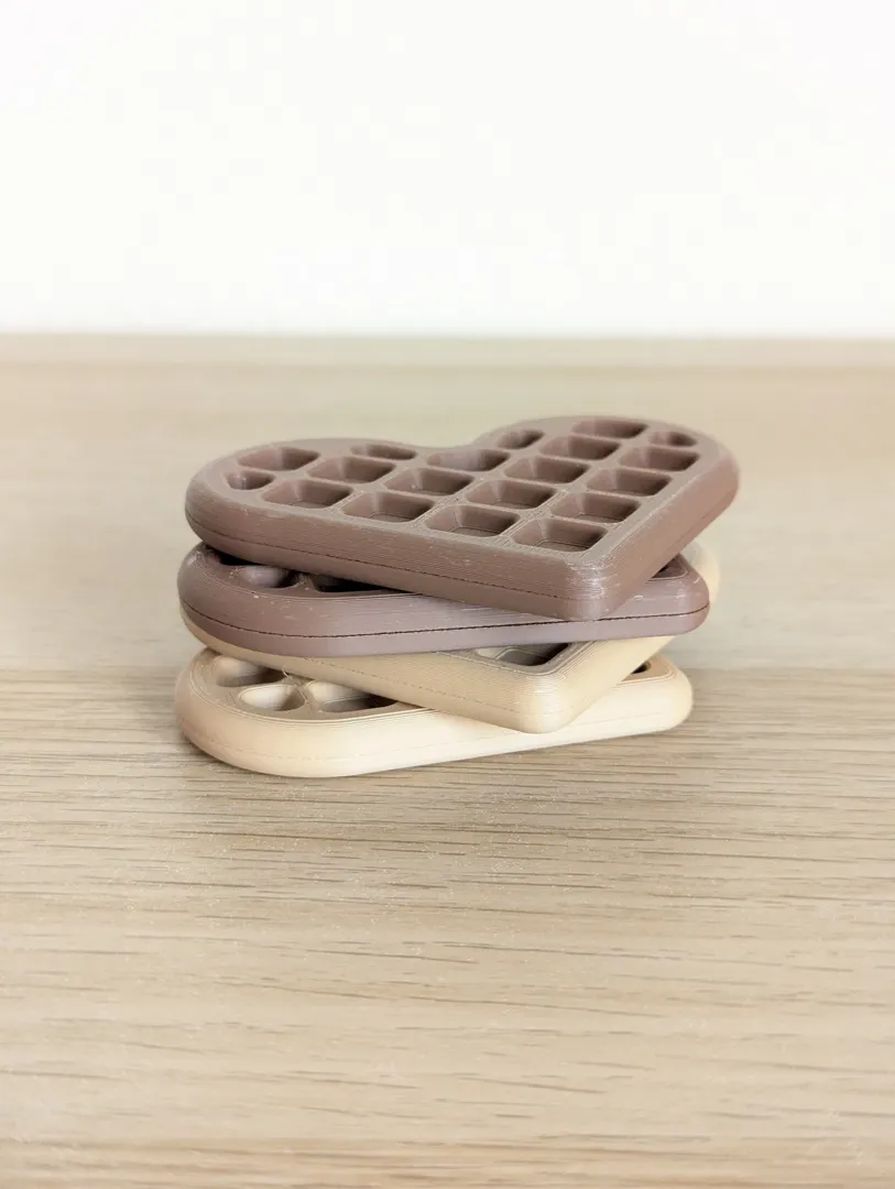 Ferro de Waffle de Coração
