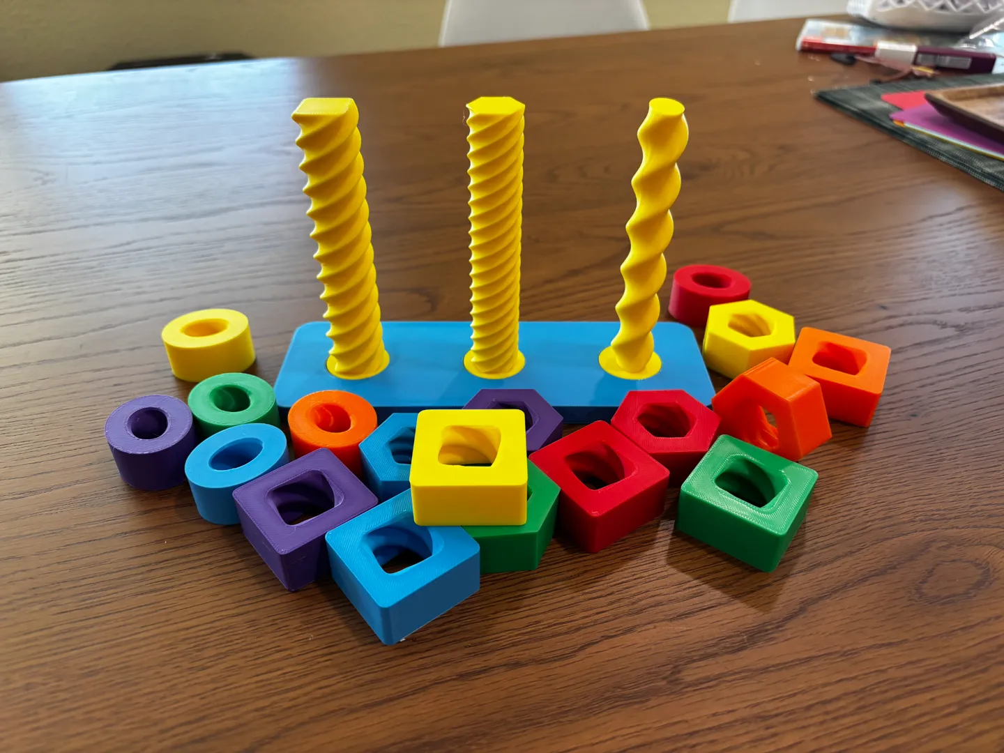 Brinquedo de Formas Giratórias