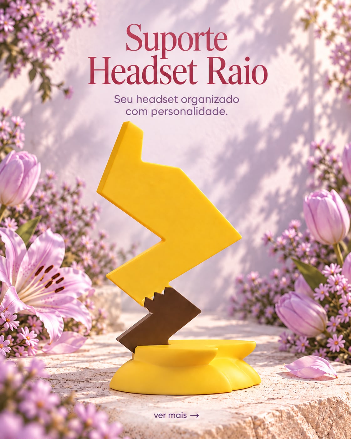 Suporte para Headset Raio