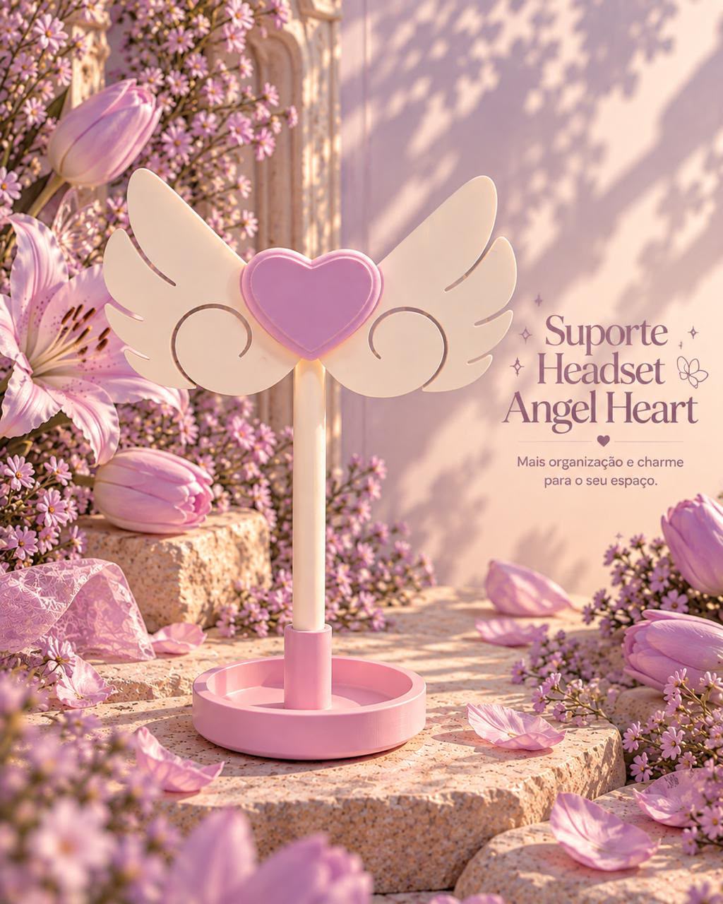 Suporte para Headset Angel Heart
