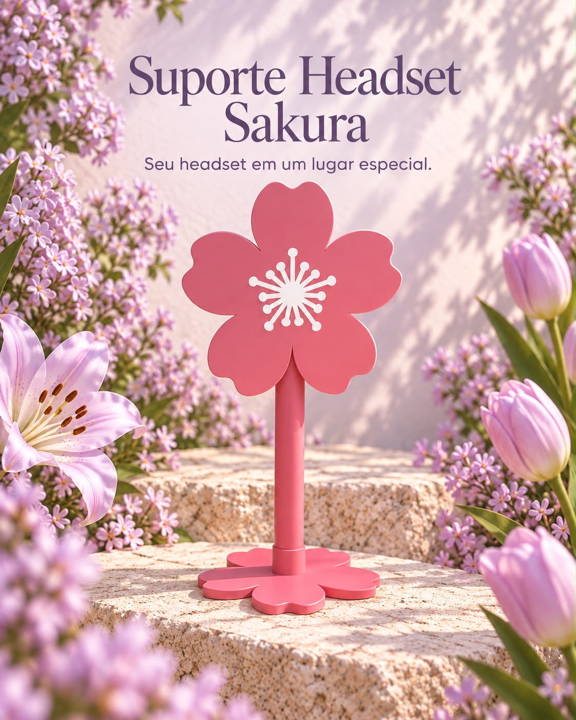 Suporte para Headset Sakura