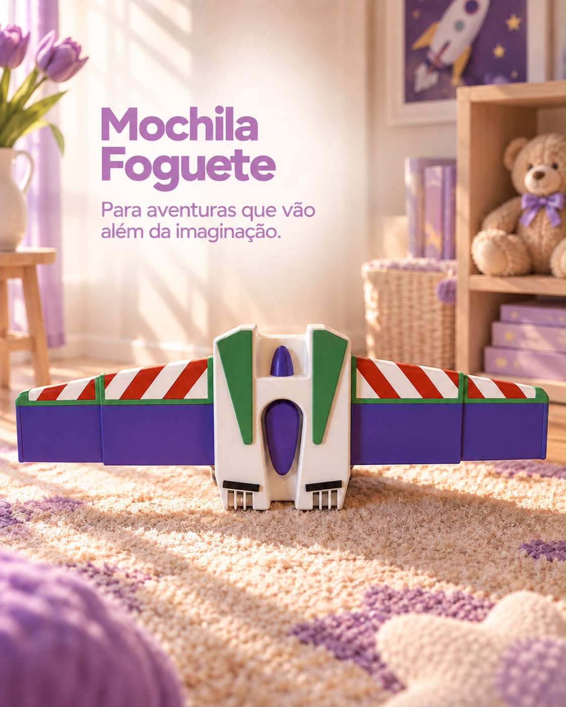 Mochila Foguete Buzz Lightyear