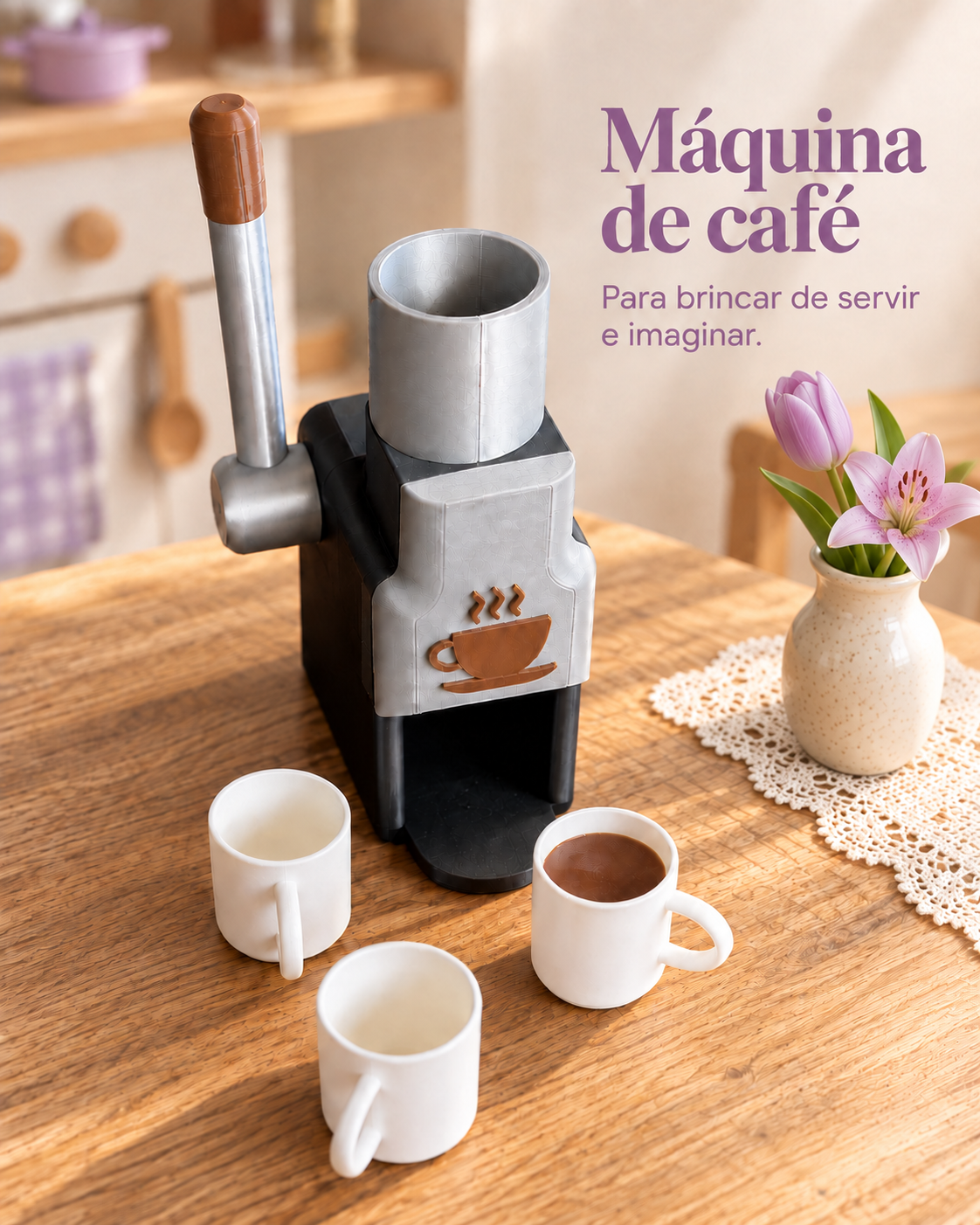 Máquina de Café de Brinquedo