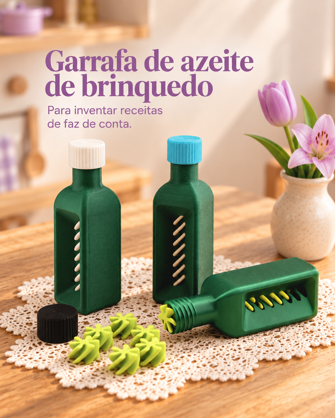 Garrafa de Azeite de Brinquedo