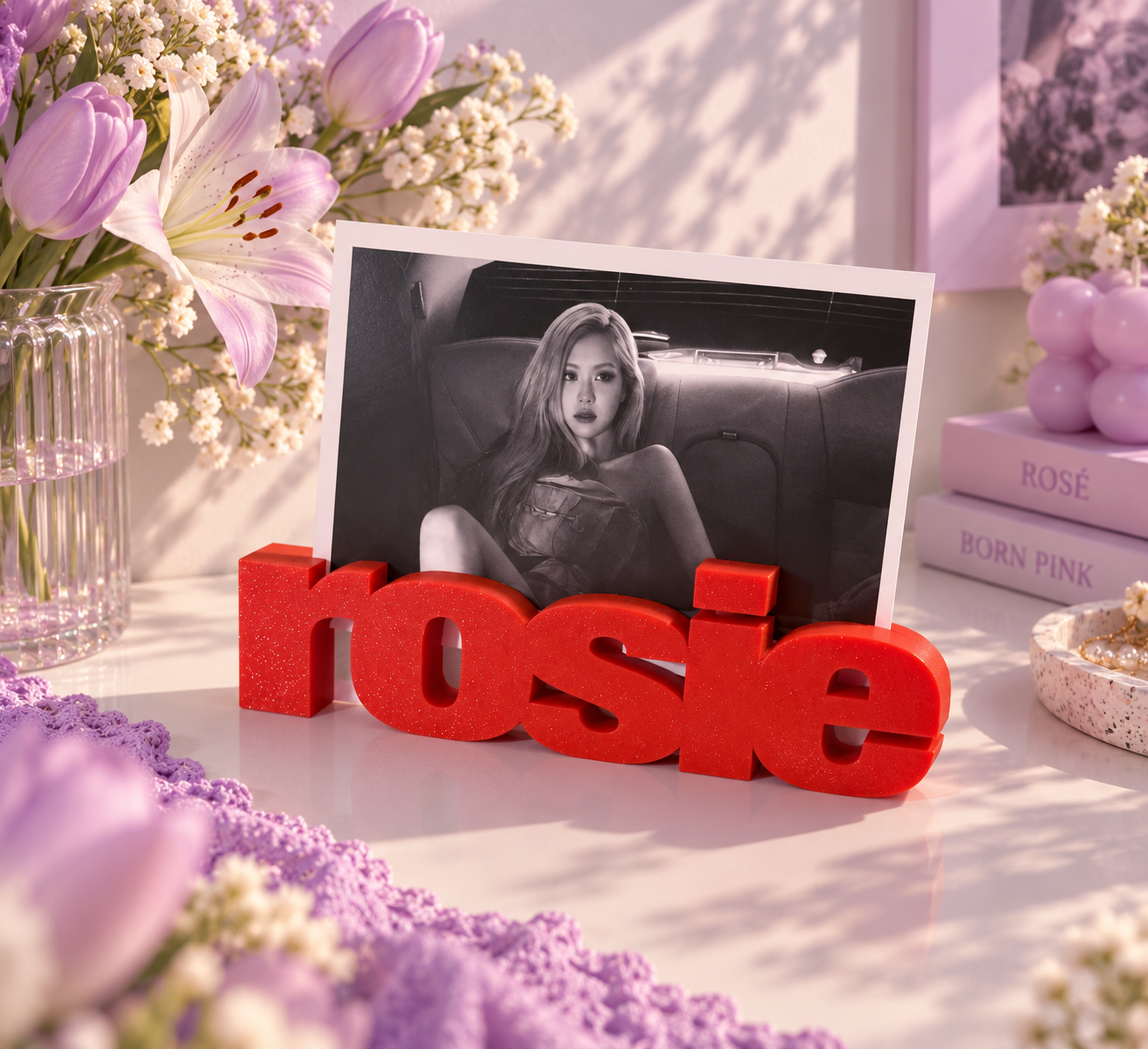 Suporte para foto - Rosie