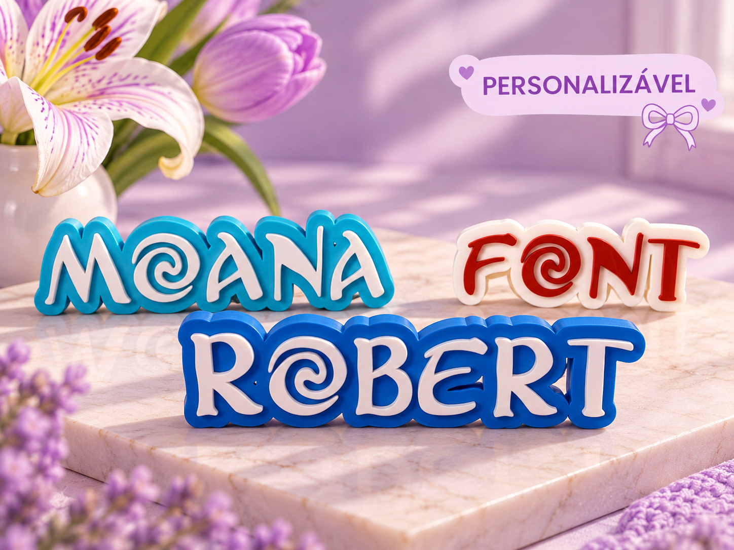 Nome personalizavel- Moana