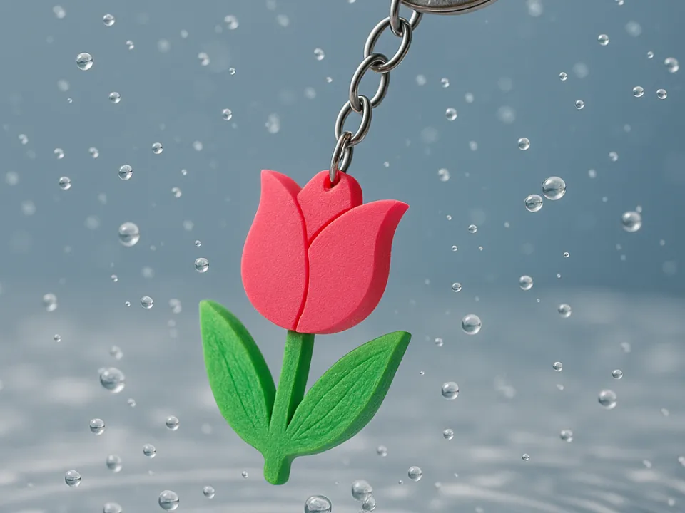 Chaveiro de tulipa