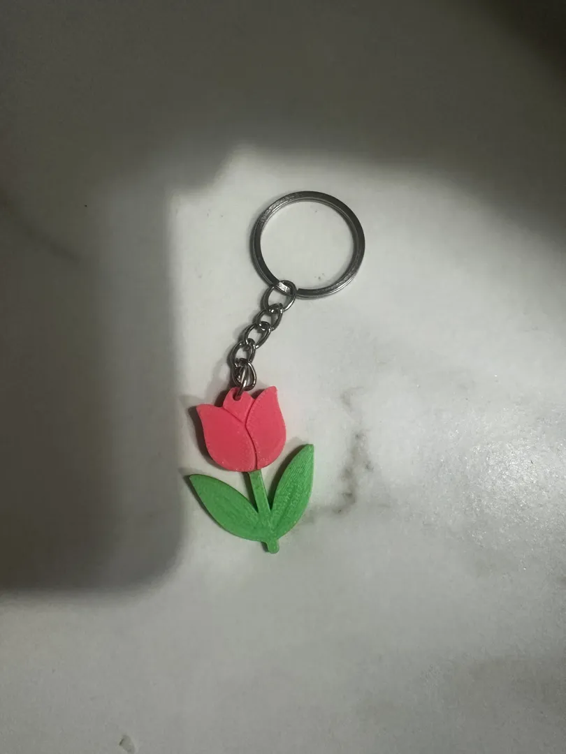 Chaveiro de tulipa
